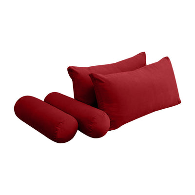 COVER ONLY Model V2 Full Velvet Knife Edge Indoor Daybed Mattress Cushion AD369