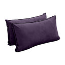 COVER ONLY Model V2 Full Velvet Contrast Pipe Indoor Daybed Mattress Cushion AD339