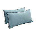 COVER ONLY Model V2 Full Velvet Contrast Pipe Indoor Daybed Mattress Cushion AD355