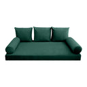 COVER ONLY Model V3 Twin Velvet Knife Edge Indoor Daybed Mattress Cushion AD317