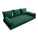 COVER ONLY Model V3 Twin-XL Velvet Knife Edge Indoor Daybed Mattress Cushion AD317