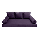 COVER ONLY Model V3 Twin-XL Velvet Same Pipe Indoor Daybed Mattress Cushion AD339