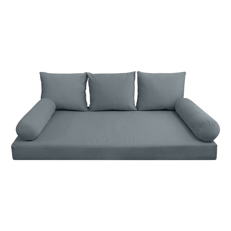 COVER ONLY Model V3 Full Velvet Knife Edge Indoor Daybed Mattress Cushion AD347