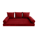 COVER ONLY Model V3 Full Velvet Knife Edge Indoor Daybed Mattress Cushion AD369