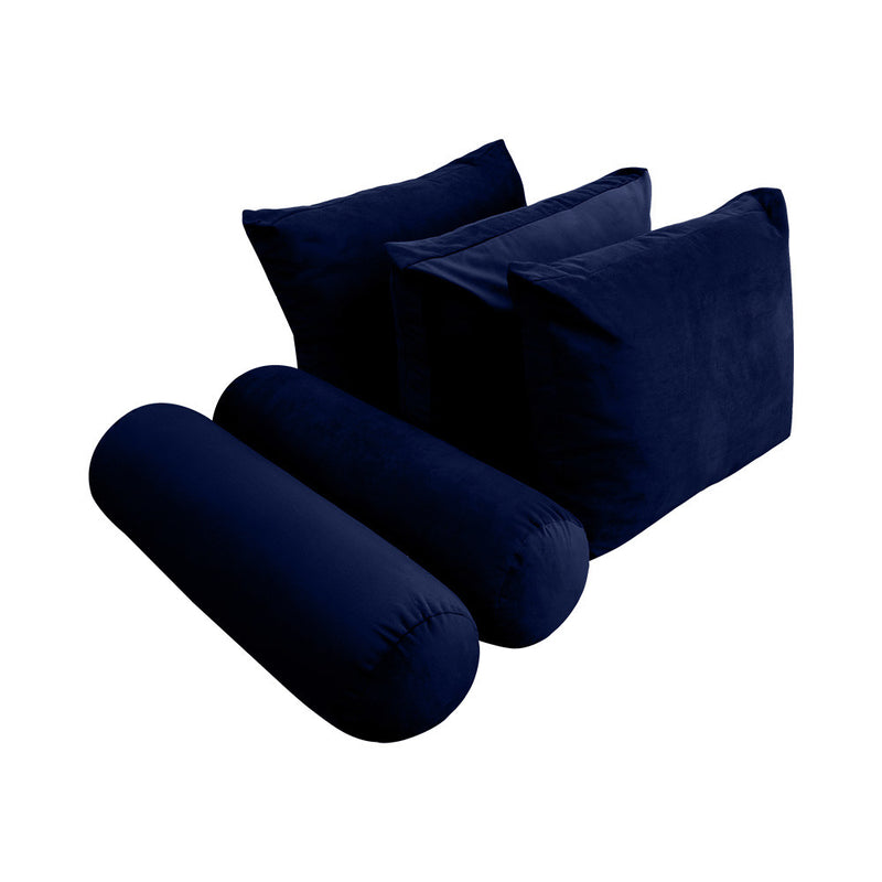 COVER ONLY Model V3 Full Velvet Knife Edge Indoor Daybed Mattress Cushion AD373