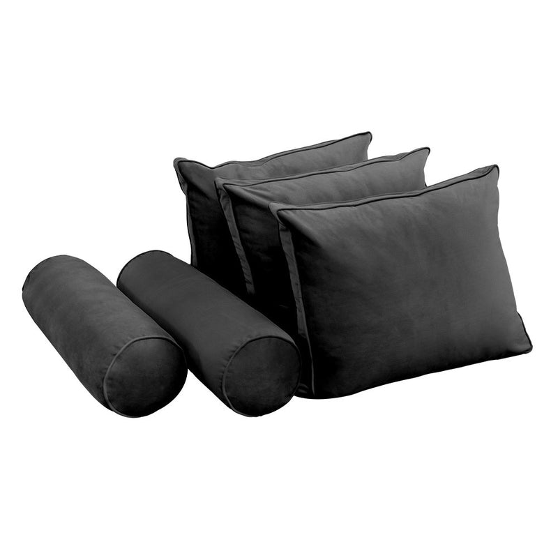 COVER ONLY Model V3 Full Velvet Same Pipe Indoor Daybed Mattress Cushion AD350