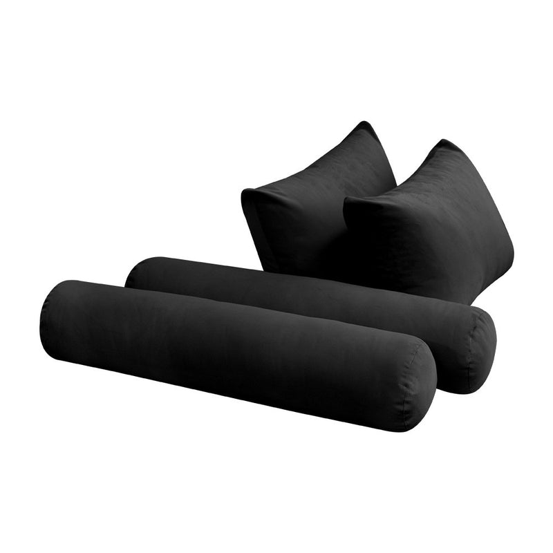 COVER ONLY Model V4 Twin Velvet Knife Edge Indoor Daybed Mattress Cushion AD350