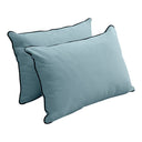 COVER ONLY Model V4 Twin Velvet Contrast Pipe Indoor Daybed Mattress Cushion AD355