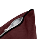 COVER ONLY Model V4 Twin Velvet Contrast Pipe Indoor Daybed Mattress Cushion AD368