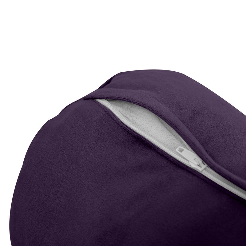 COVER ONLY Model V5 Twin Velvet Knife Edge Indoor Mattress Bolster Pillow AD339
