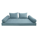 COVER ONLY Model V4 Twin-XL Velvet Knife Edge Indoor Daybed Mattress Cushion AD355