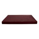 COVER ONLY Model V4 Twin-XL Velvet Knife Edge Indoor Daybed Mattress Cushion AD368