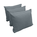 COVER ONLY Model V3 Full Velvet Contrast Pipe Indoor Daybed Mattress Cushion AD347