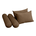 COVER ONLY Model V4 Full Velvet Knife Edge Indoor Daybed Mattress Cushion AD308