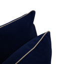 COVER ONLY Model V4 Full Velvet Contrast Pipe Indoor Daybed Mattress AD373