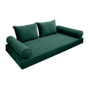 COVER ONLY Model V4 Full Velvet Same Pipe Indoor Daybed Mattress Cushion AD317