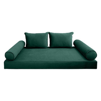 COVER ONLY Model V4 Full Velvet Same Pipe Indoor Daybed Mattress Cushion AD317