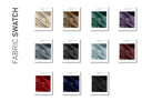 Velvet Fabric Sample Swatch Set for Indoor Daybed Covers | 11 Colors