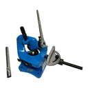 Compact throatless rotary shear for cutting sheet metal up to 3mm