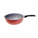 13.5" Non Stick Ceramic Frying Wok Pan Interior Exterior Pan, Made In Korea