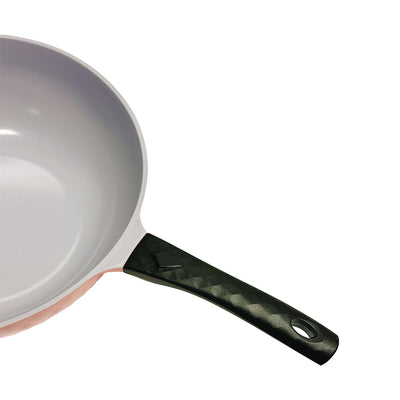 13.5" Non Stick Ceramic Frying Wok Pan Interior Exterior Pan, Made In Korea