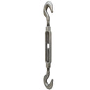 1/2" x 12" Hook Hook Turnbuckle Galvanized Steel 1500 lbs Marine Boat Shade Sail