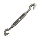 1/2" x 12" Hook Hook Turnbuckle Galvanized Steel 1500 lbs Marine Boat Shade Sail