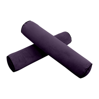 COVER ONLY Model V5 Full Velvet Contrast Pipe Indoor Mattress Pillow AD339