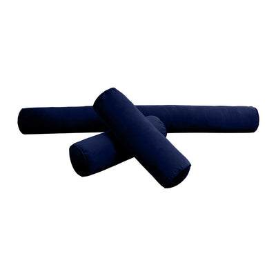 COVER ONLY Model V6 Twin Velvet Same Pipe Indoor Mattress Bolster Pillow AD373