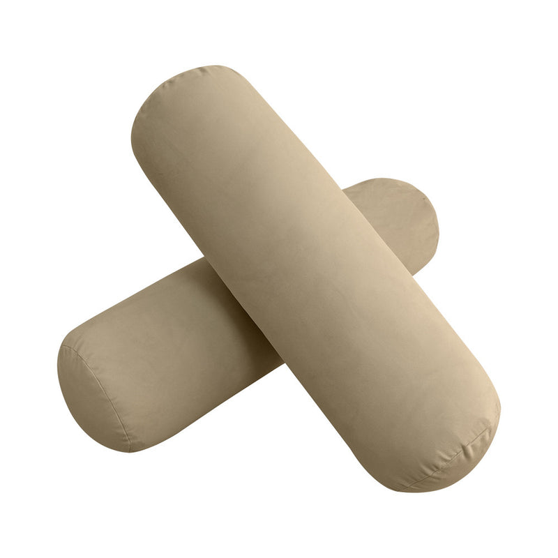 COVER ONLY Model V6 Full Velvet Knife Edge Indoor Mattress Bolster Pillow AD304