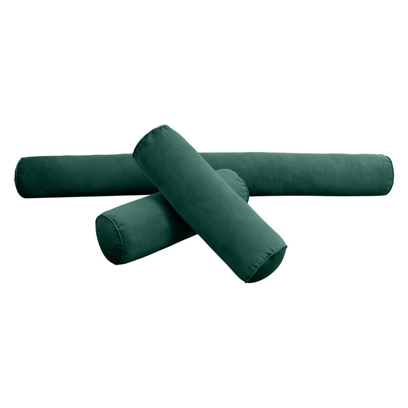 COVER ONLY Model V6 Full Velvet Same Pipe Indoor Mattress Bolster Pillow AD317