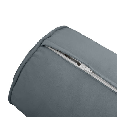 COVER ONLY Model V6 Full Velvet Same Pipe Indoor Mattress Bolster Pillow AD347
