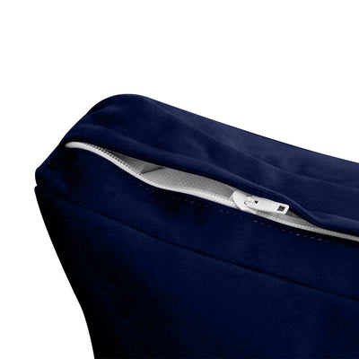 Model V2 Twin-XL Velvet Knife Edge Indoor Daybed Mattress Pillow Complete Set AD373
