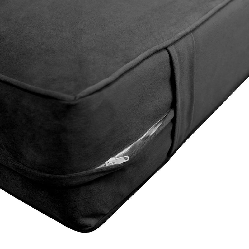 Model V2 Twin-XL Velvet Same Pipe Indoor Daybed Mattress Pillow Complete Set AD350