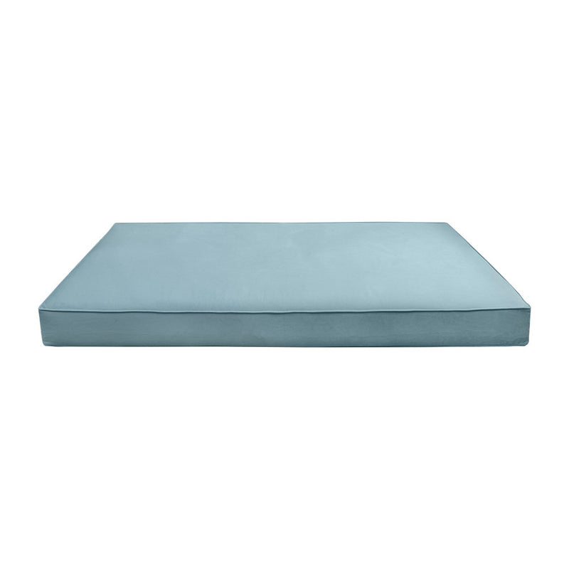 Model V2 Twin-XL Velvet Same Pipe Indoor Daybed Mattress Pillow Complete Set AD355