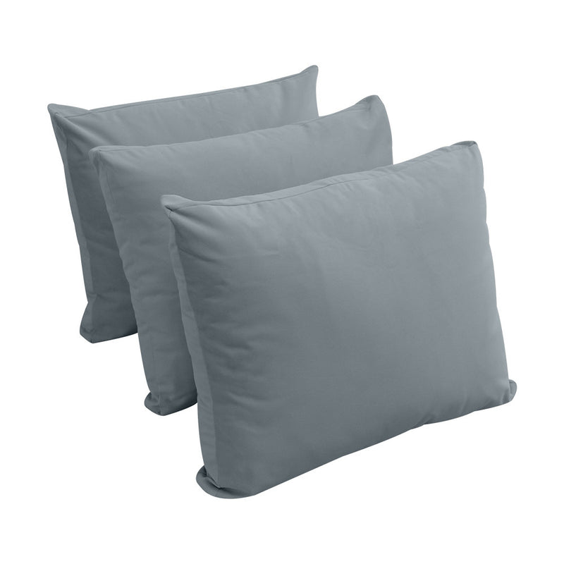 Model V3 Twin-XL Velvet Knife Edge Indoor Daybed Mattress Pillow Complete Set AD347