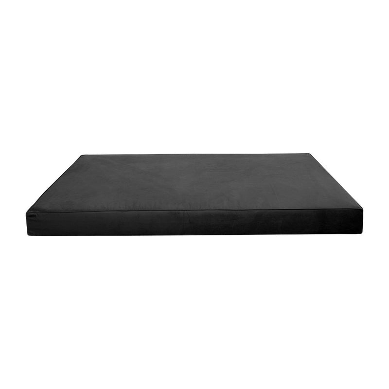 Model V4 Twin-XL Velvet Same Pipe Indoor Daybed Mattress Pillow Complete Set AD350