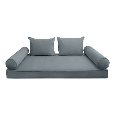 Model V4 Full Velvet Same  Pipe Indoor Daybed Mattress Pillow Complete Set AD347