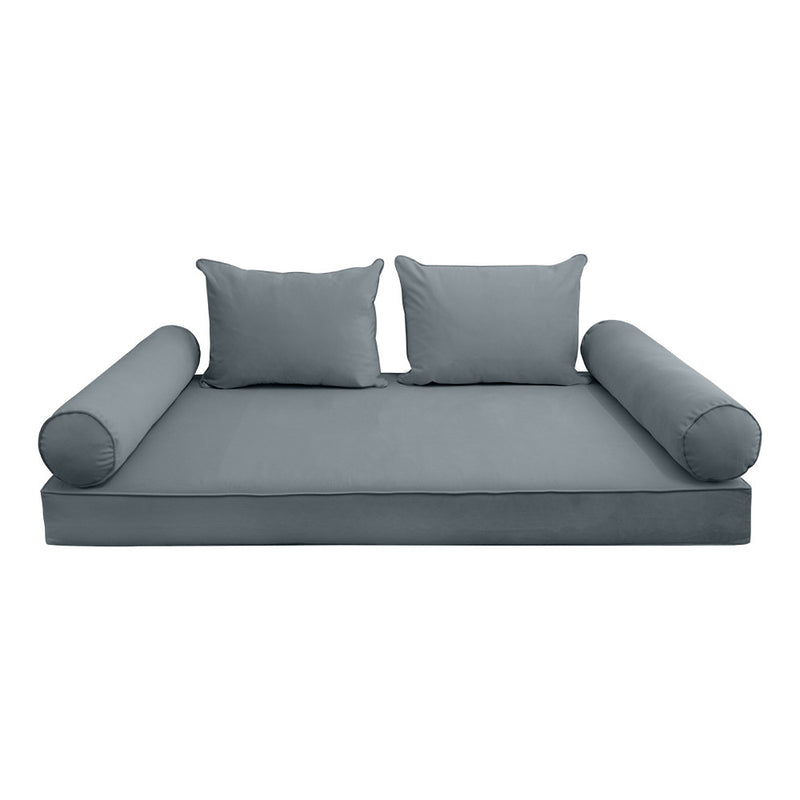 Model V4 Full Velvet Same  Pipe Indoor Daybed Mattress Pillow Complete Set AD347