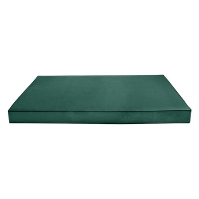 Model V5 Twin-XL Velvet Contrast Indoor Daybed Mattress Pillow Complete Set AD317