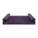 Model V5 Twin-XL Velvet Same Pipe Indoor Daybed Mattress Pillow Complete Set AD339