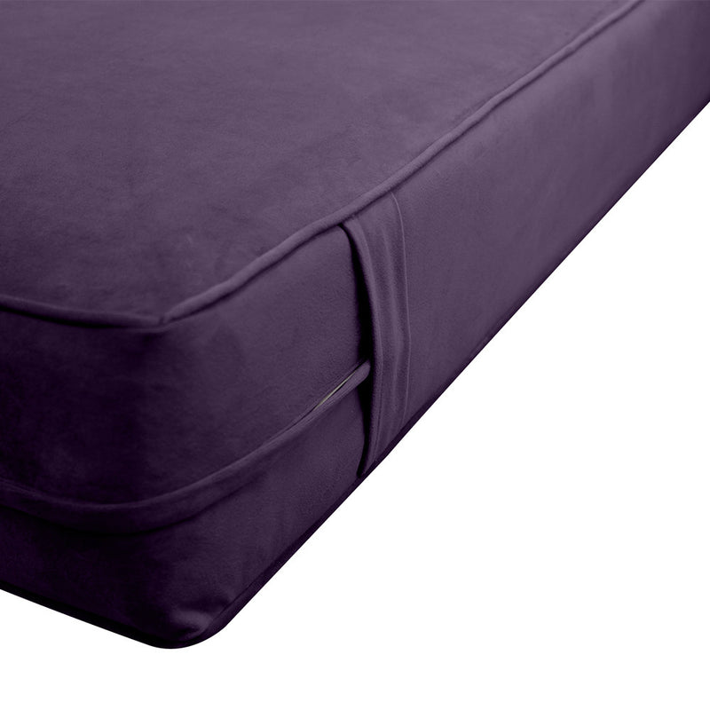 Model V5 Twin-XL Velvet Same Pipe Indoor Daybed Mattress Pillow Complete Set AD339