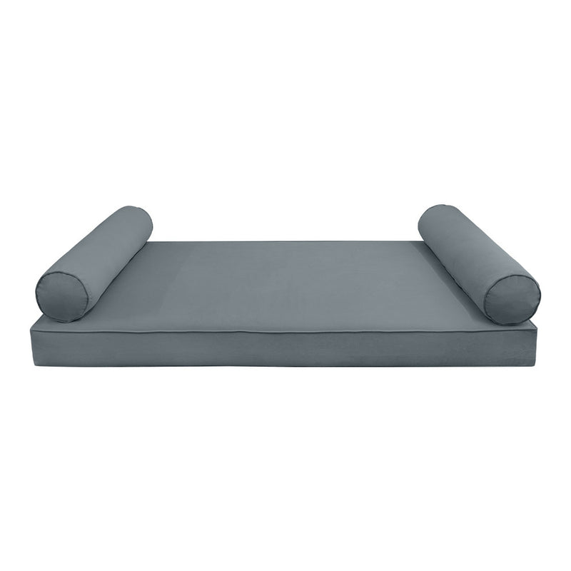 Model V5 Twin-XL Velvet Same Pipe Indoor Daybed Mattress Pillow Complete Set AD347