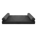 Model V5 Twin-XL Velvet Same Pipe Indoor Daybed Mattress Pillow Complete Set AD350