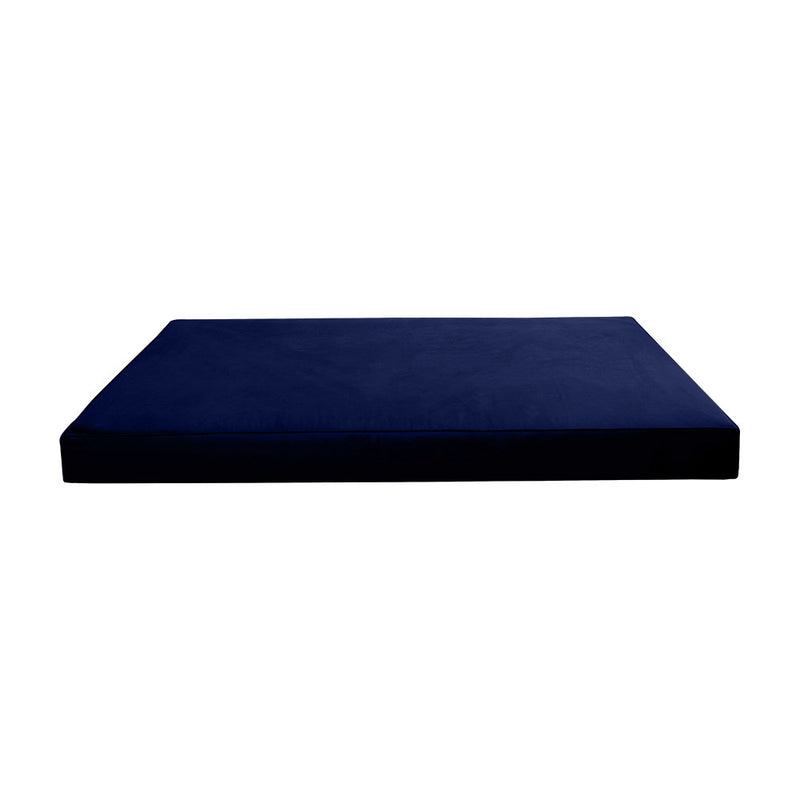 Model V5 Twin-XL Velvet Same Pipe Indoor Daybed Mattress Pillow Complete Set AD373