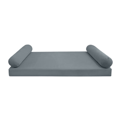 Model V5 Full Velvet Knife Edge Indoor Daybed Mattress Pillow Complete Set AD347
