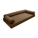 Model V6 Twin-XL Velvet Same Pipe Indoor Daybed Mattress Pillow Complete Set AD308