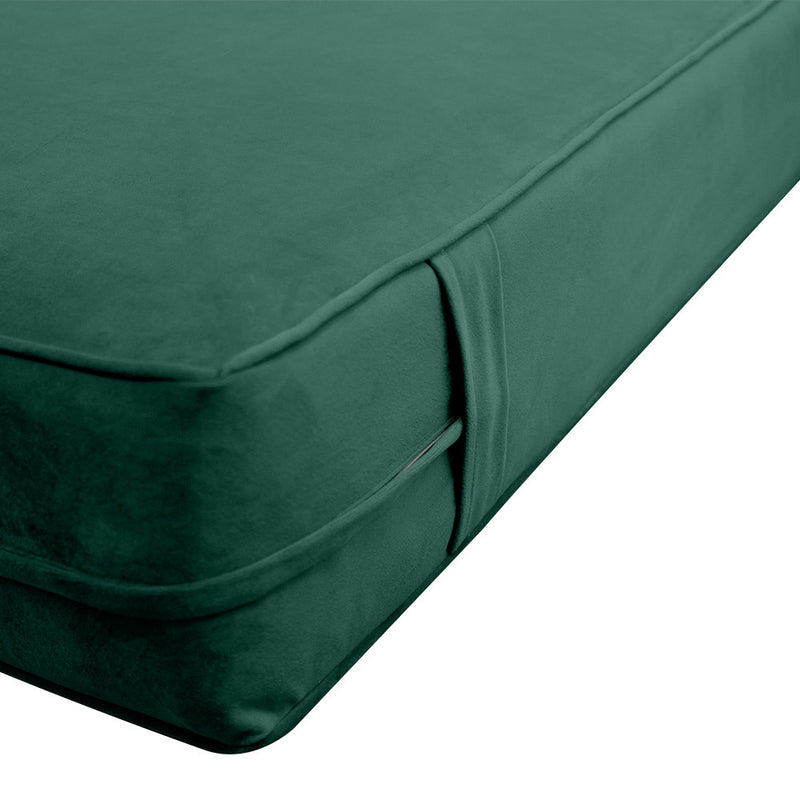 Model V6 Twin-XL Velvet Same Pipe Indoor Daybed Mattress Pillow Complete Set AD317