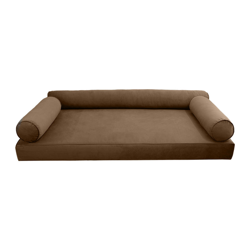 Model V6 Full Velvet Same Pipe Indoor Daybed Mattress Pillow Complete Set AD308