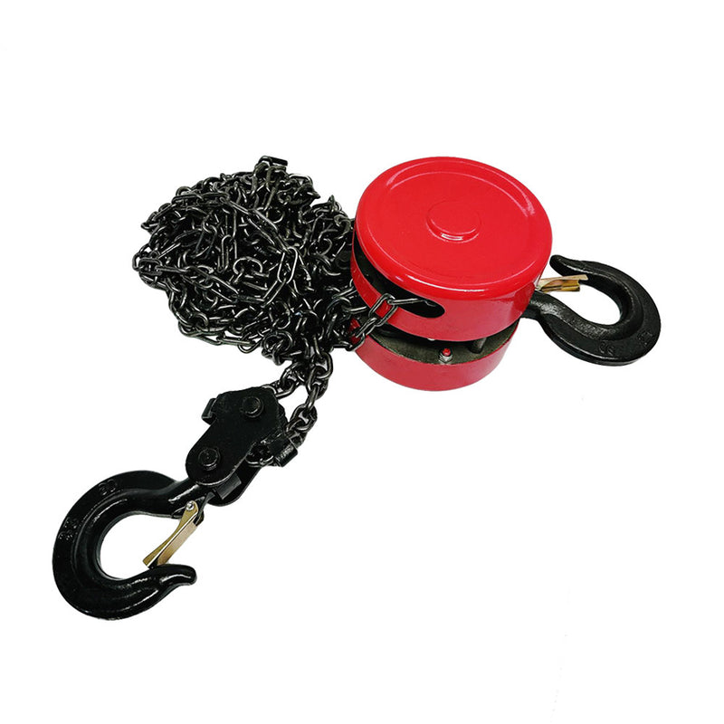 4000lb 2 Ton Chain Hoist Winch Manual Lift Chain System Rigging Puller Block